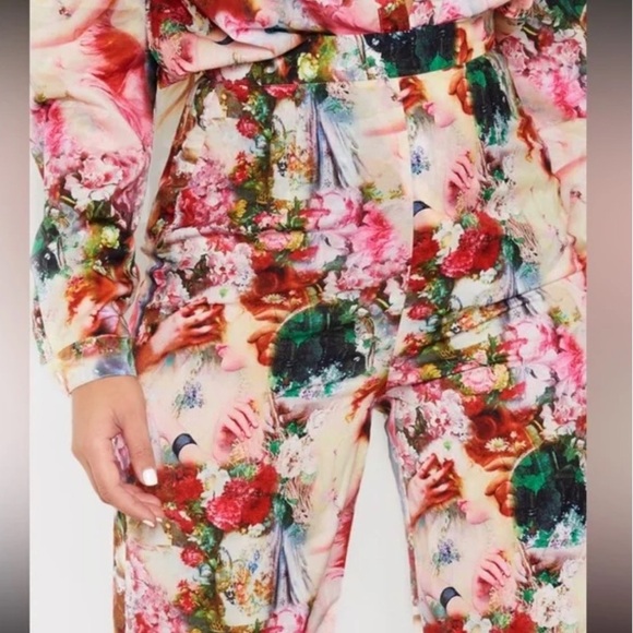 PLT Floral Print Pant Set - Picture 5 of 7